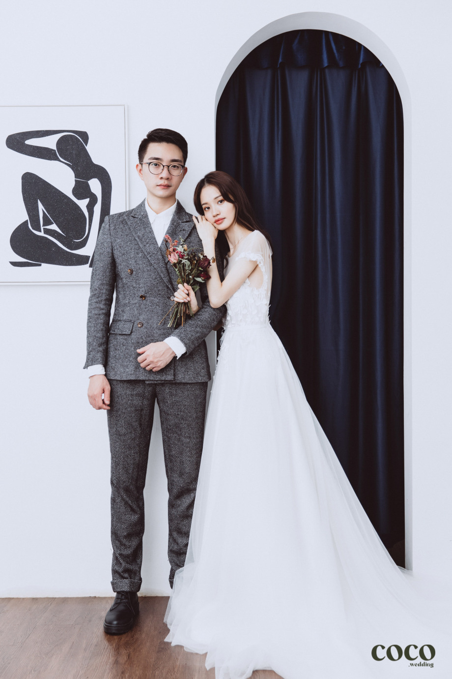 hình cưới phong cách vintage