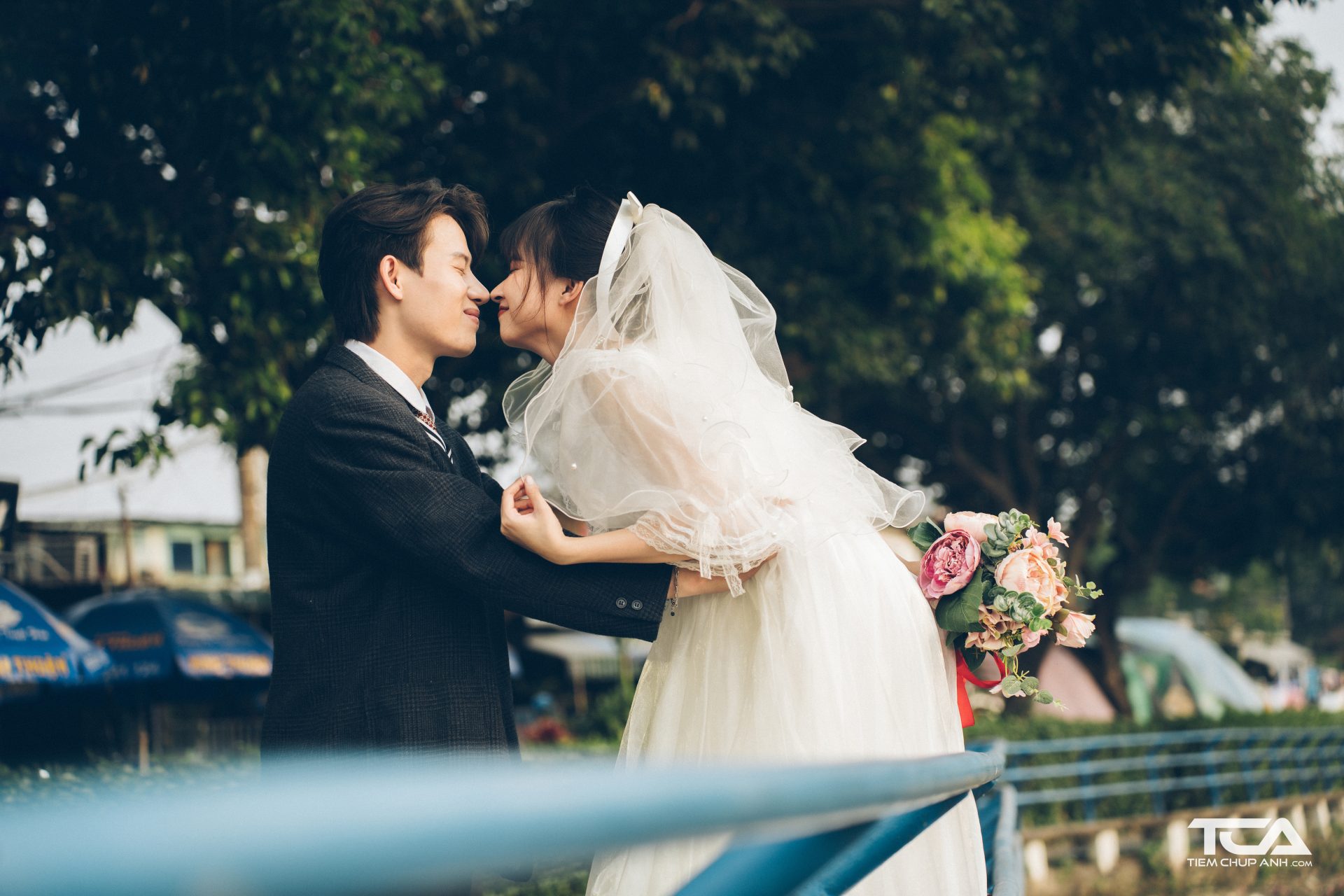 phong cách chụp ảnh cưới vintage